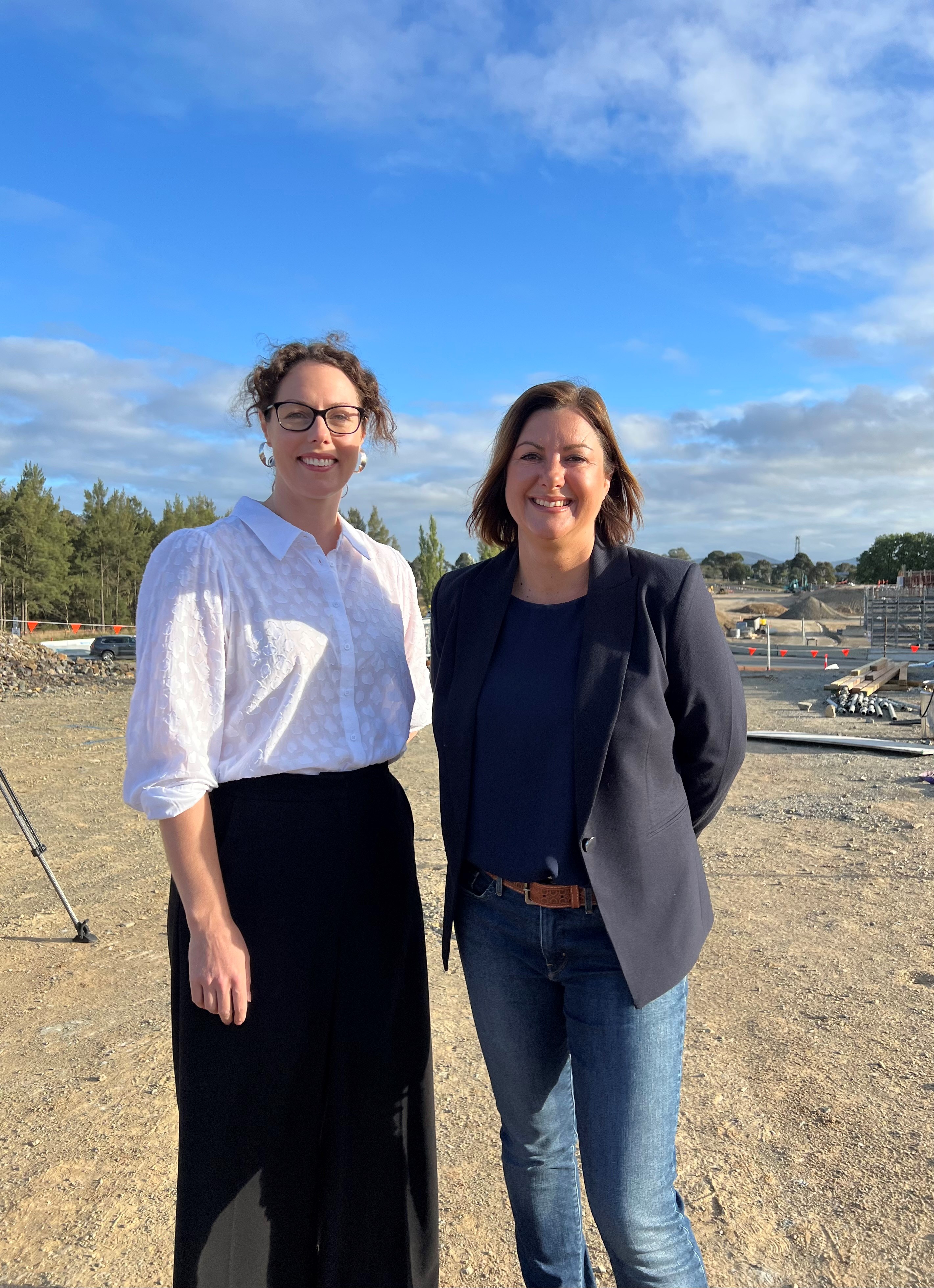 Alicia Payne MP and the Hon Kristy McBain MP