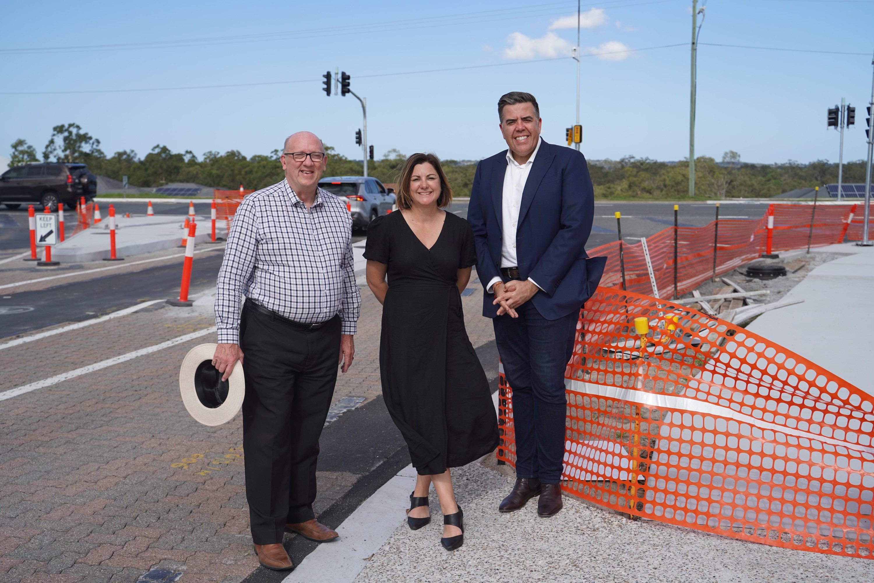 Minister Kristy McBain and Member for Oxley Milton Dick in Brisbane.